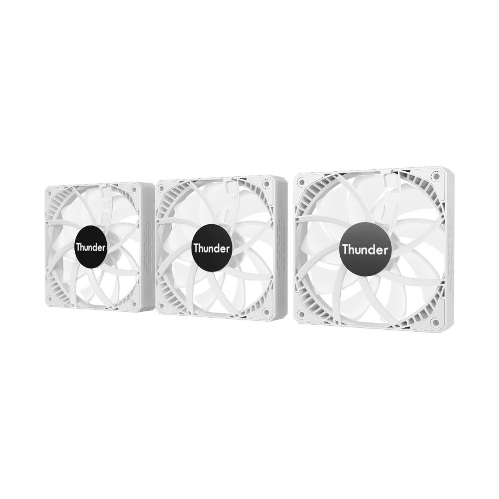 Thunder Case Fan Tornado TCS-90 ARGB Kit White -3 Fans Thunder Case Fan Tornado TCS-90 ARGB Kit White -3 Fans